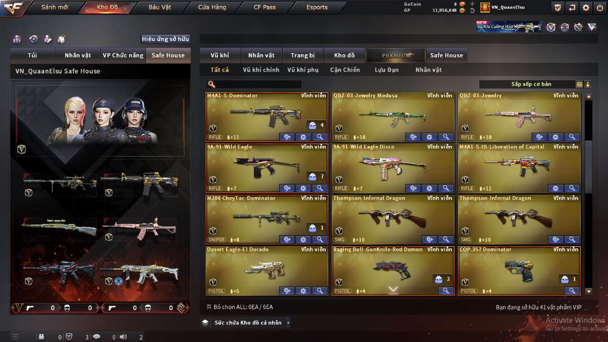 shop acc cf uy tin gia re